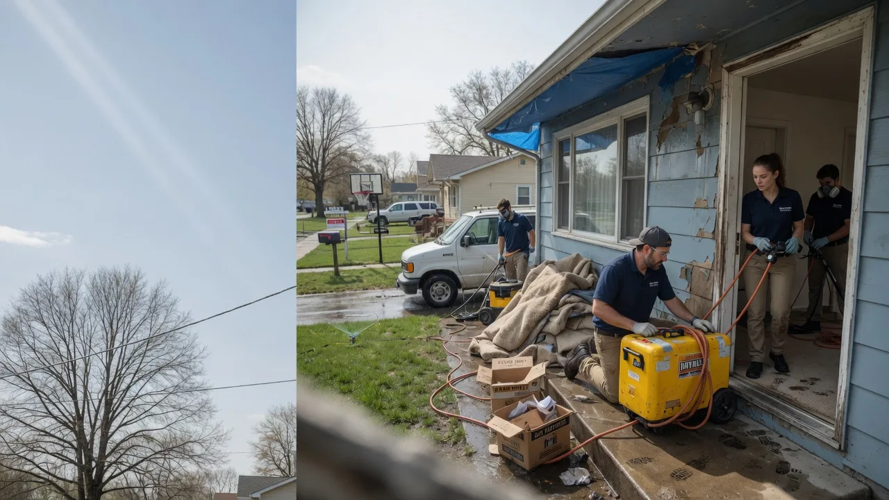 Basement Flood Cleanup in Easton, MA near me